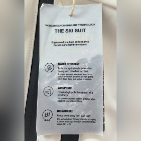 NWT ZARA SKI WINDPROOF RECCO SNOWBOARD JUMPSUIT. - Picture 9 of 13